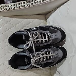 Skechers Air-Cooled Memory Form Vigor 2-0 Nanobet. Black Size 14